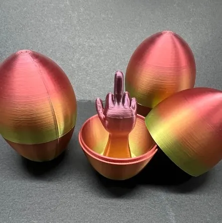 🥚3D-PRINTED Easter Eggs-🤣surprise middle finger🎁