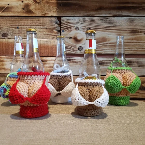 Removable Bikini Beer Cover