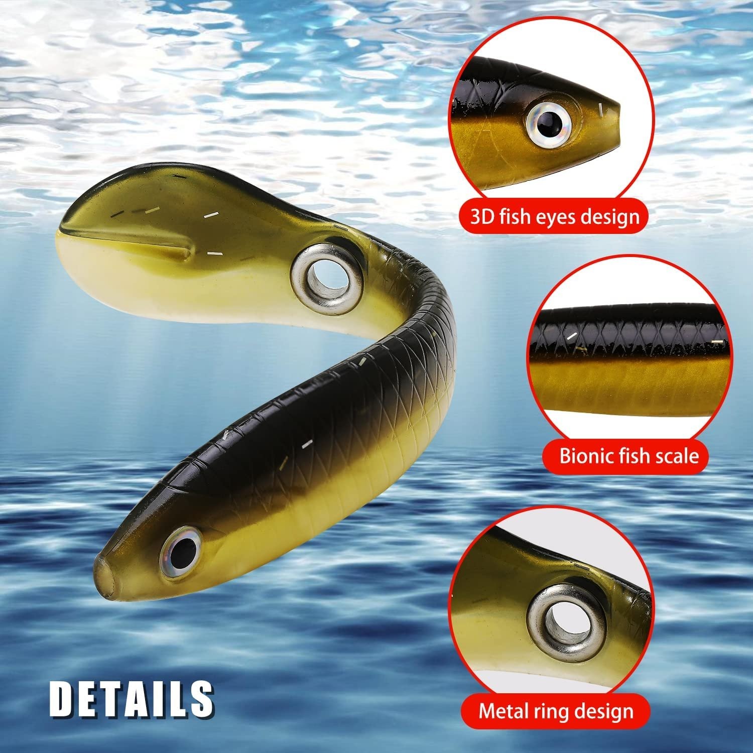 🔥Hot Sale-49%OFF🔥 Soft Bionic Fishing Lures