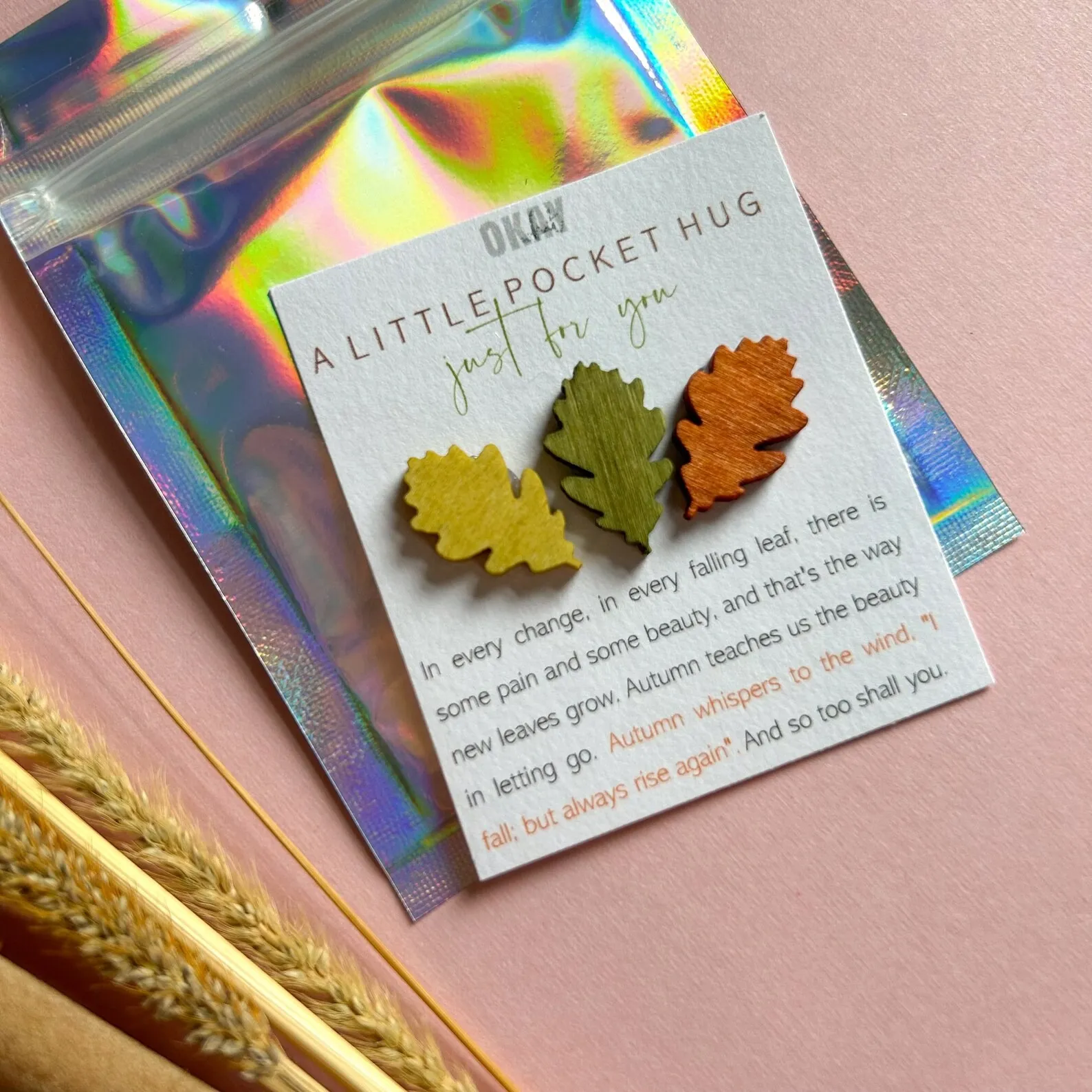 Autumn Leaves | Pocket Hug Keepsake Gift