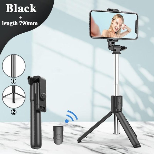 2023 New 6 In 1 Wireless Bluetooth Selfie Stick