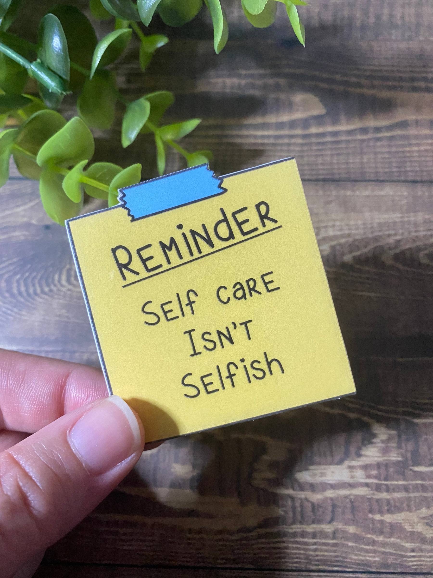 Mental health sticky note stickers