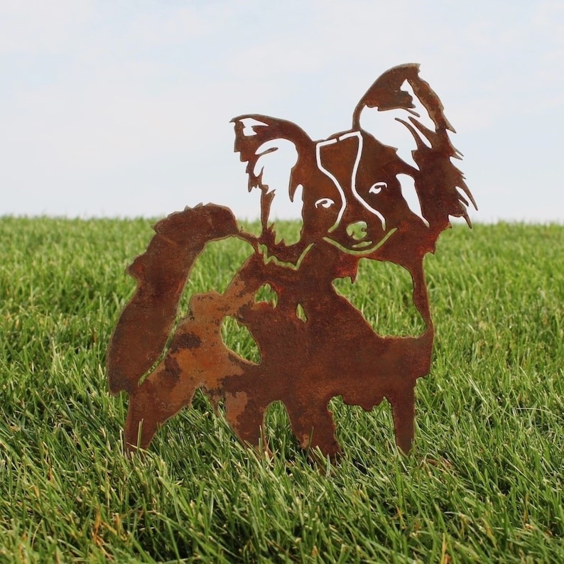 Rust Art - Steel Dog Silhouette