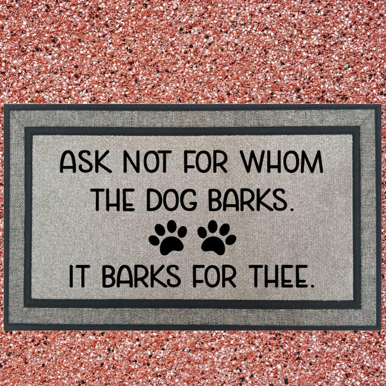 Come Back With A Warrant - Funny Door Mat🤣