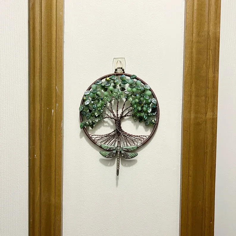 💝Mother's Day Gift--💝DRAGONFLY TREE OF LIFE WALL HANGING