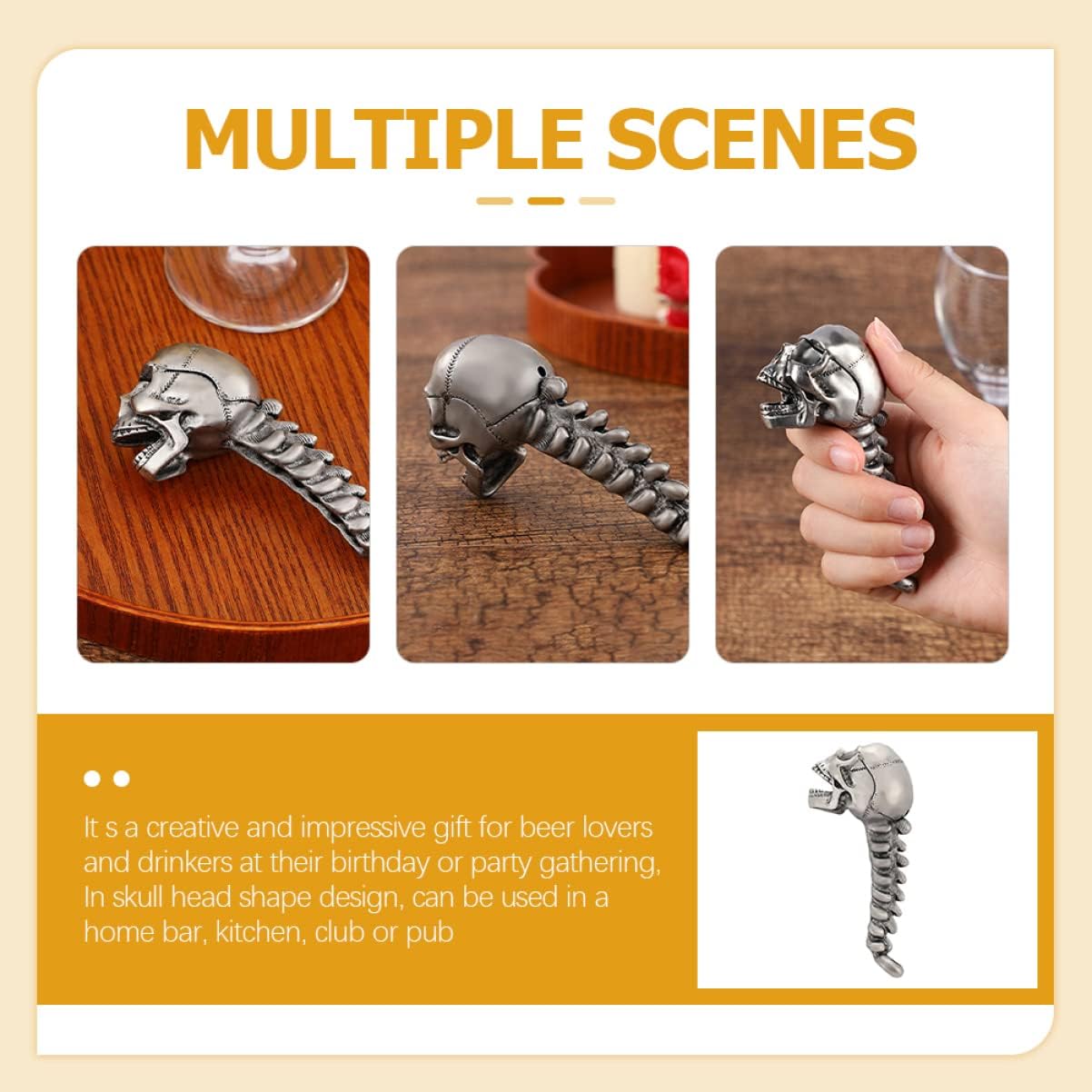 🔥HOT SALE 49% OFF-💀Skull Beer Opener