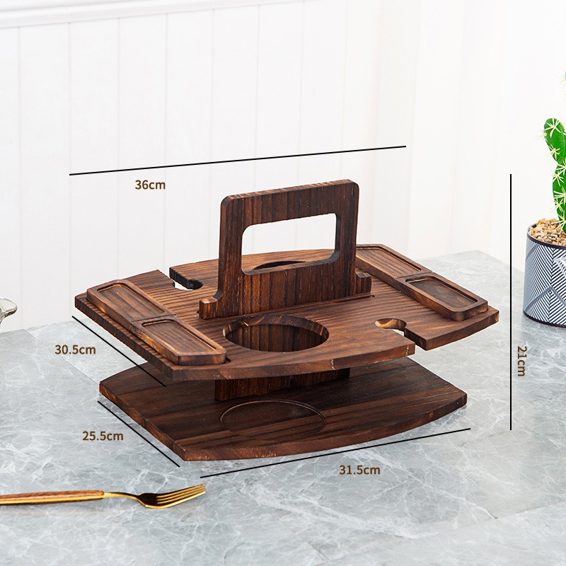 🍻Portable wine rack outdoor picnic table