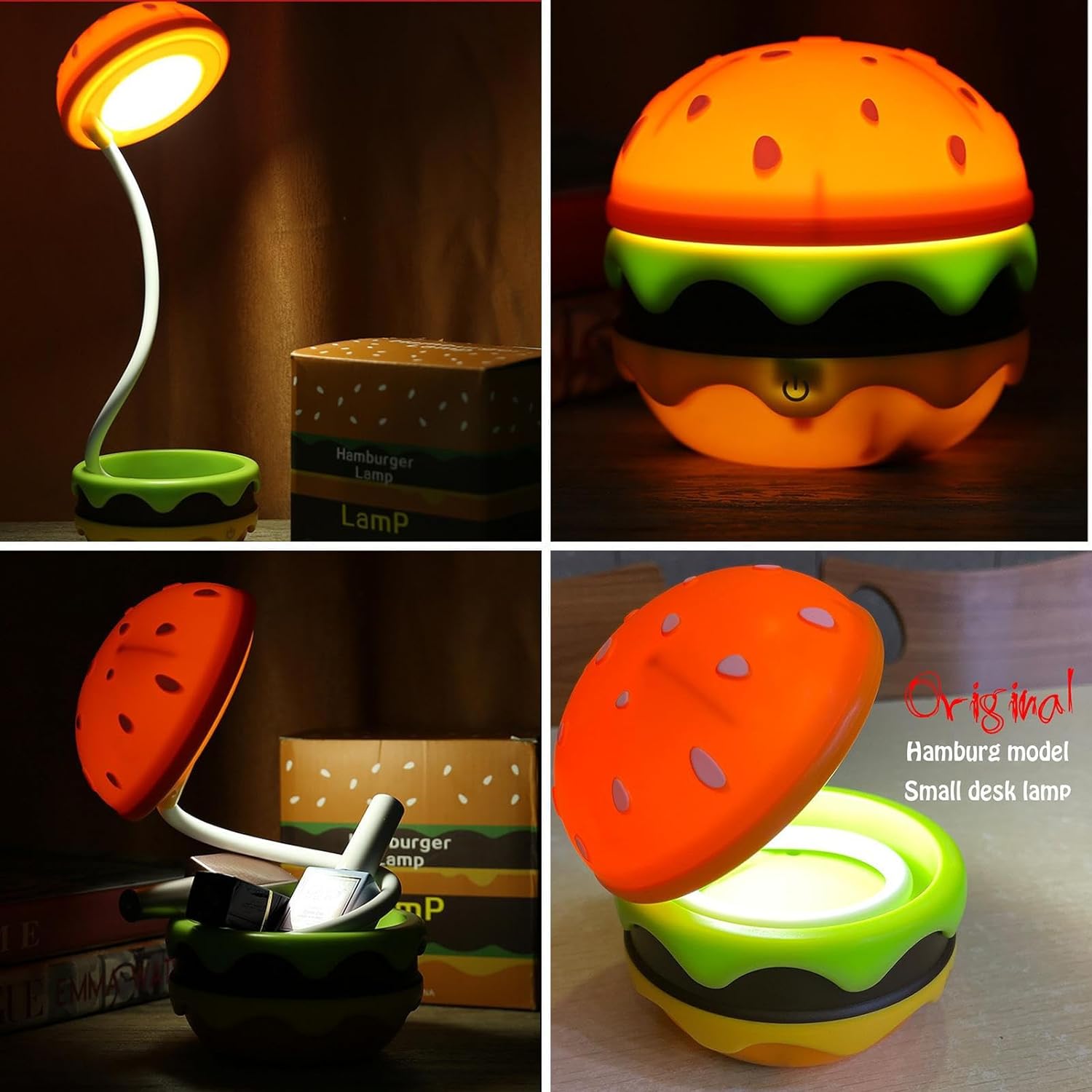 🍔Burger Expandable and Collapsible Fun Lamp
