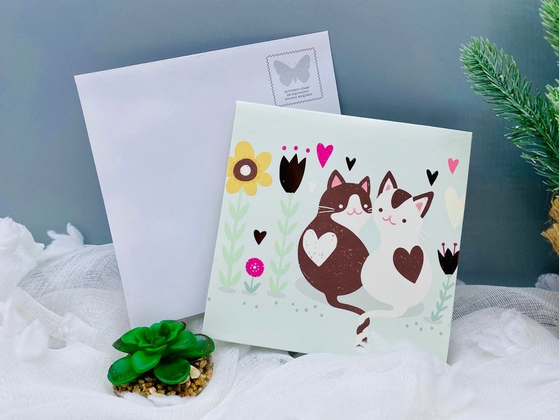 🔥Hot SaleCats Cat, Fluffy Cat,  3D Card, Pop up Card, Card for Wife,  Mother’s Day Card