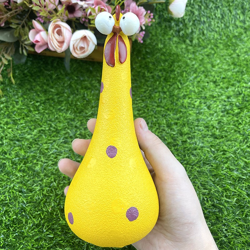 Silly Chicken Garden Ornament