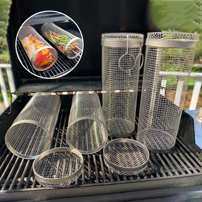 🔥Portable Stainless Steel Barbecue Basket