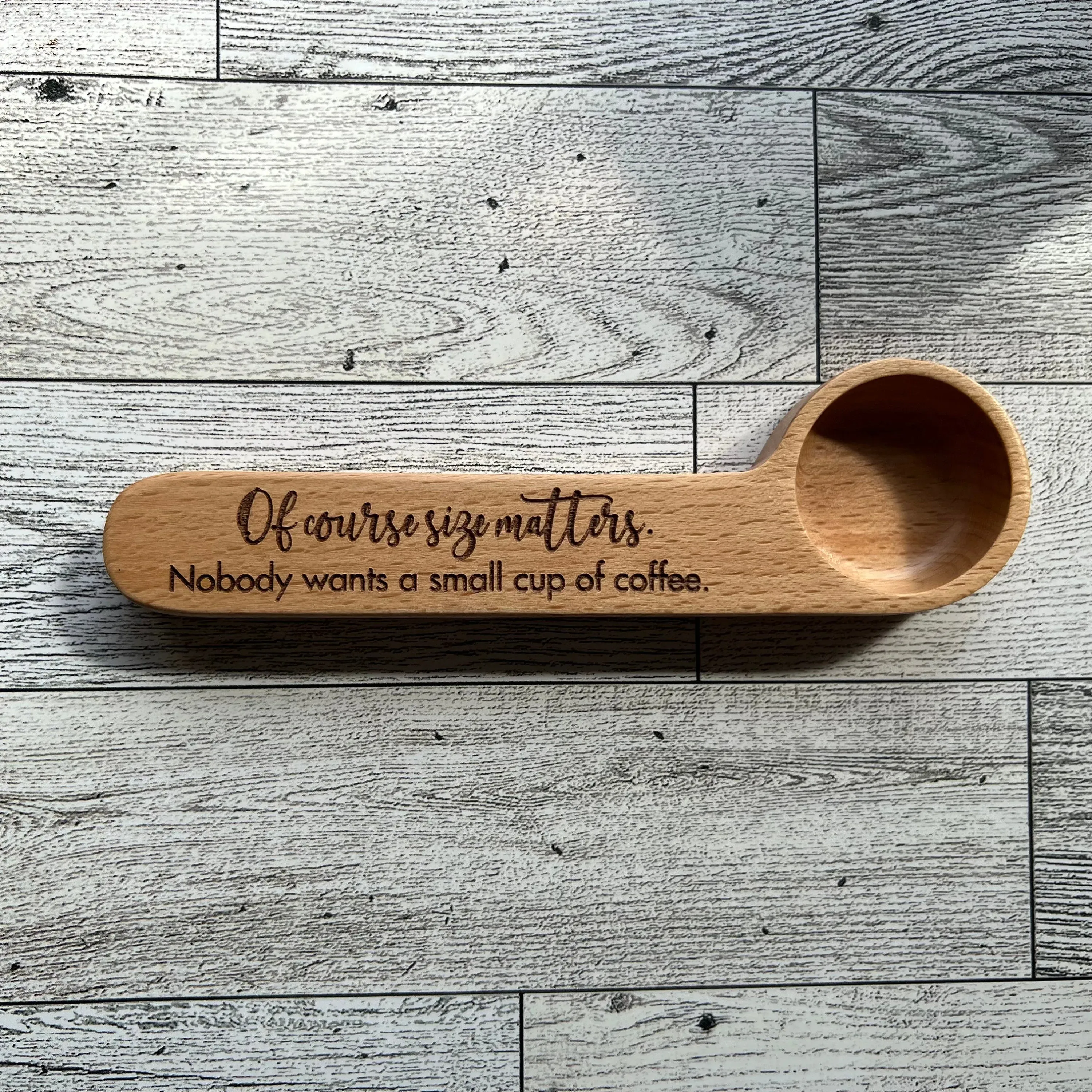 🥤Engraved Coffee Scoop| Unique Bag Clip for Coffee Lovers🎁