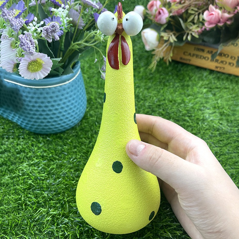 Silly Chicken Garden Ornament