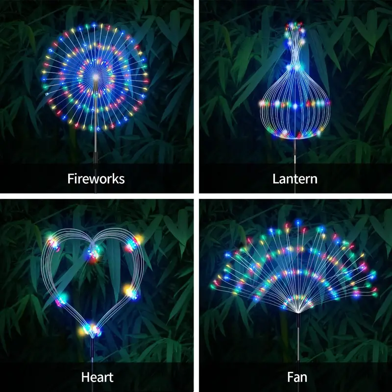 (🔥Black Friday Sale 70% Off ) 🎁Waterproof Solar Garden Fireworks Lamp