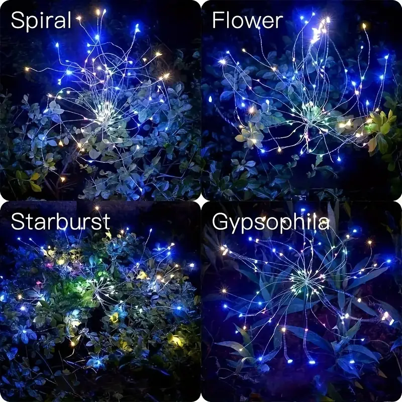 (🔥Black Friday Sale 70% Off ) 🎁Waterproof Solar Garden Fireworks Lamp