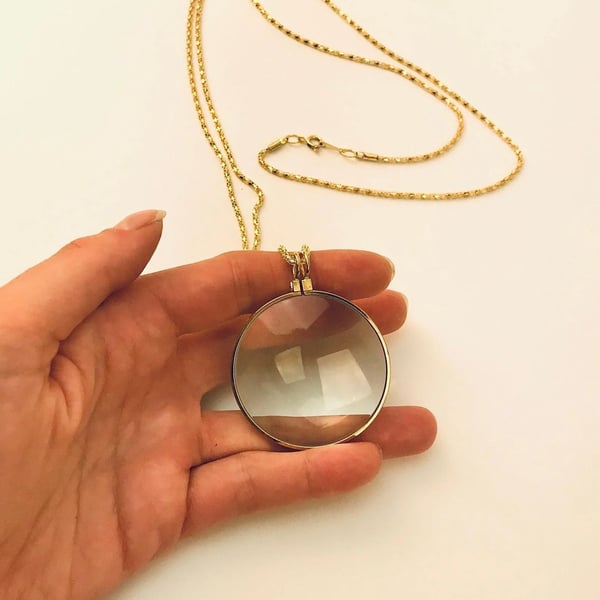 Magnifying Glass Necklace gift