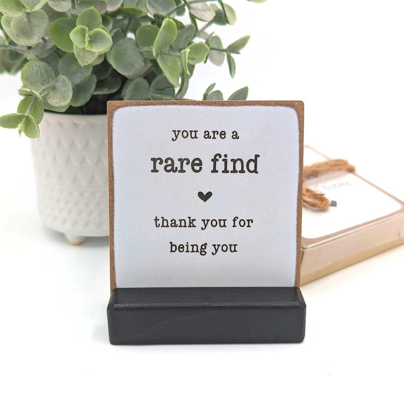 Thank you gift desk decor