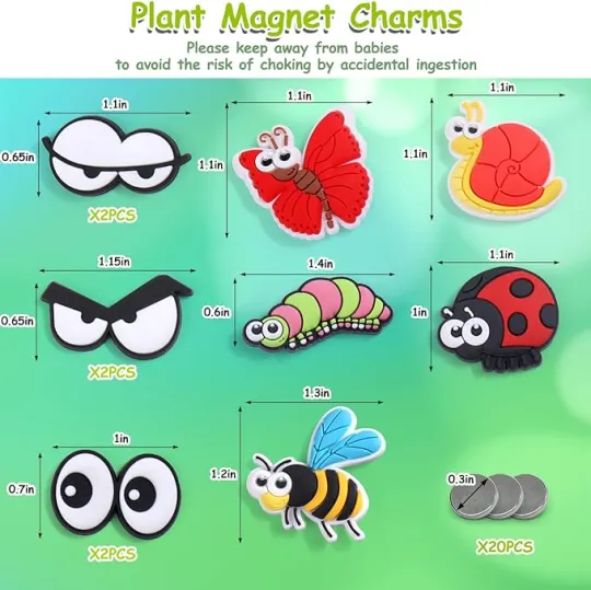 Plant Magnets Eyes for Potted Plants