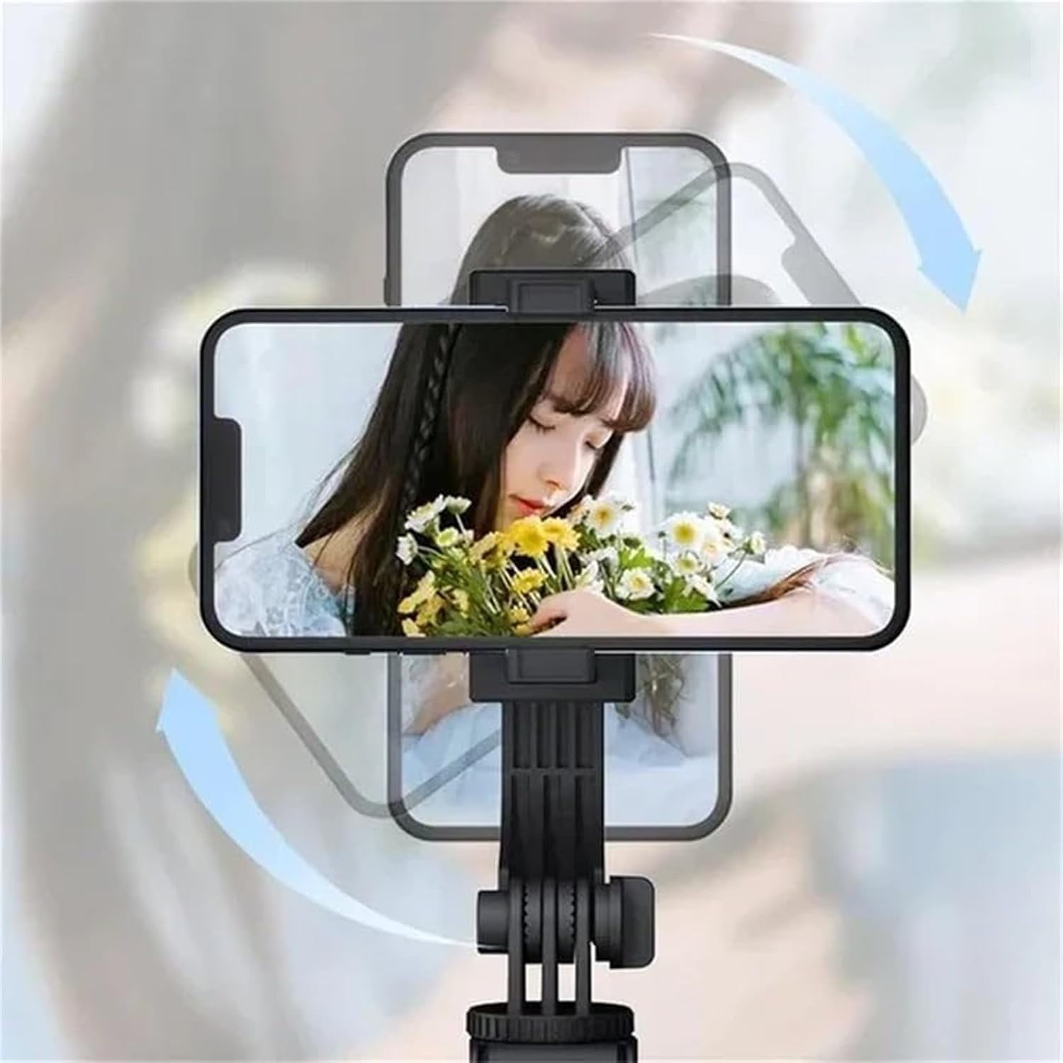 6 in 1 Wireless Bluetooth Selfie Stick with Light