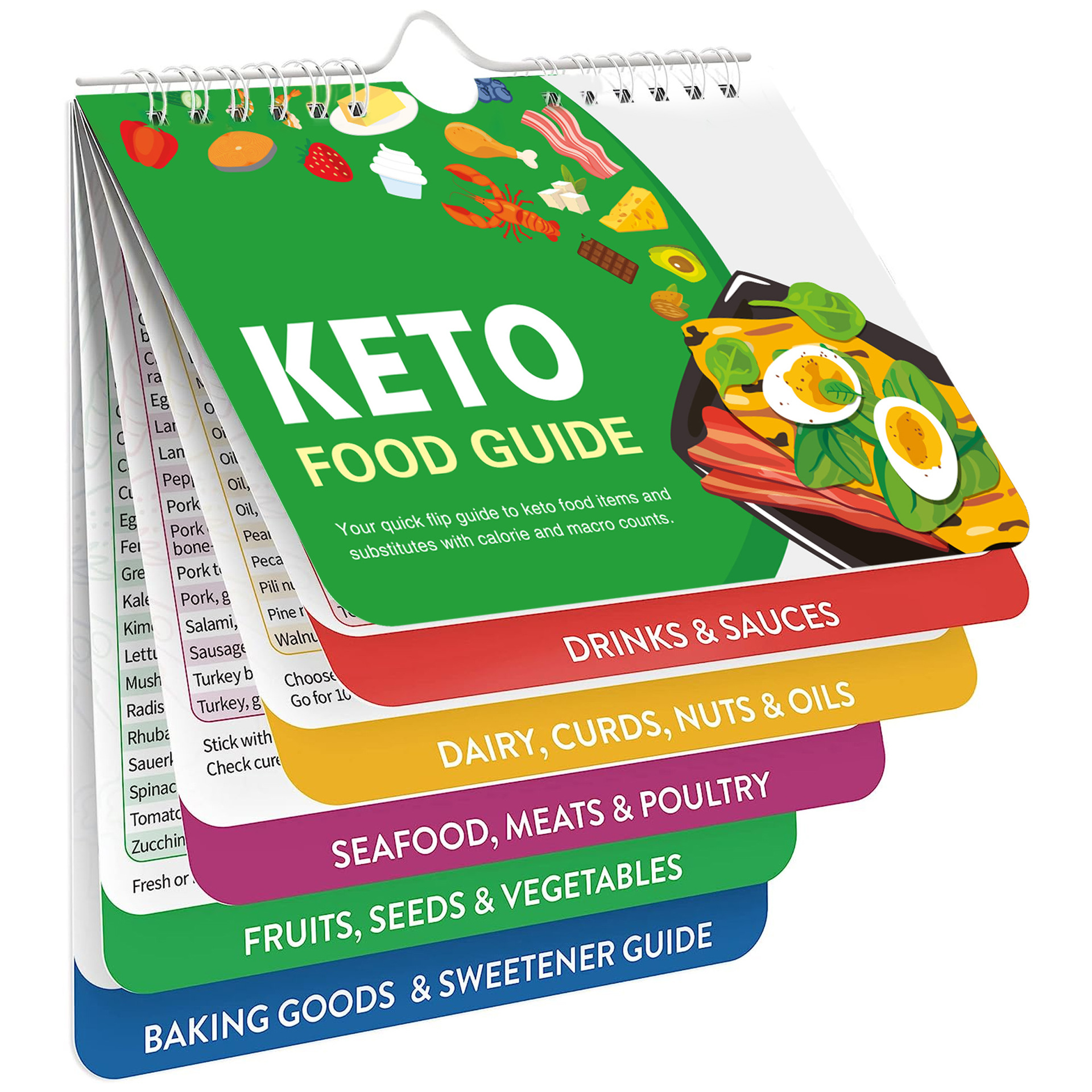 Air Fryer Cheat Sheet Magnets Cooking Guide Booklet