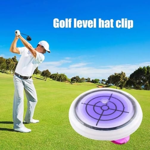 🔥(Golf trainer)Golf Ball Marker Round Cap Clip Mark with Level Function