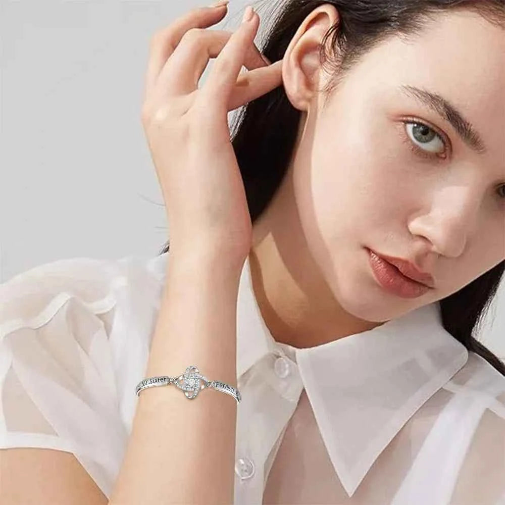 Lucky Clover Bracelet for Women ✨ Flash Sale – 50% OFF Today