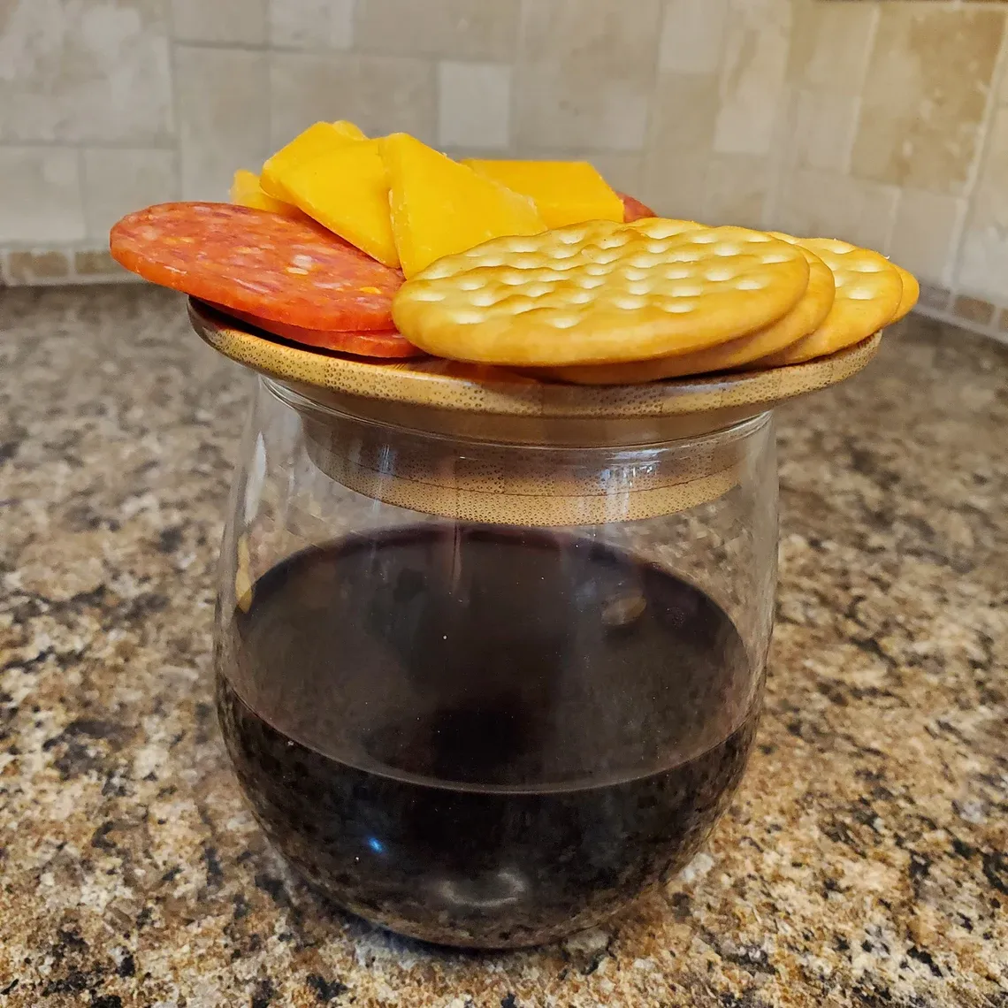 🍷Appetizer Glass Toppers