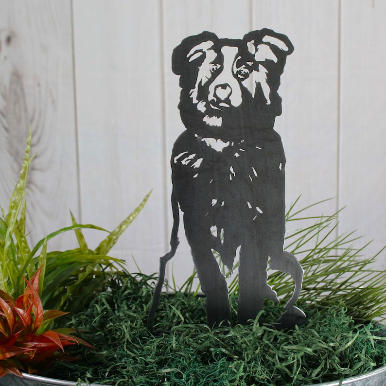 Rust Art - Steel Dog Silhouette