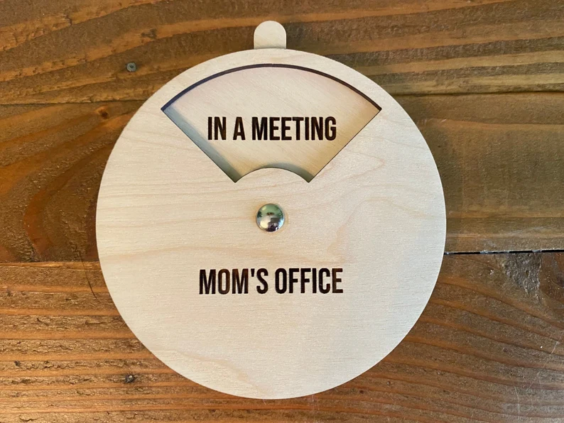 🤪Work From Home Privacy Sign