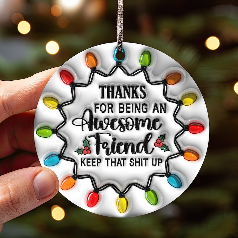 🎁🎁Friendship Like Peeing Your Pants Ornament