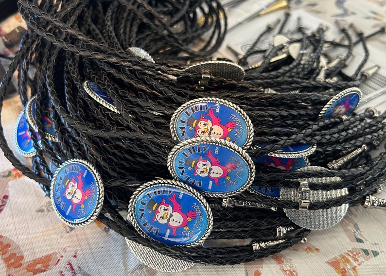 CUSTOM Bolo Tie - Add your picture or logo 