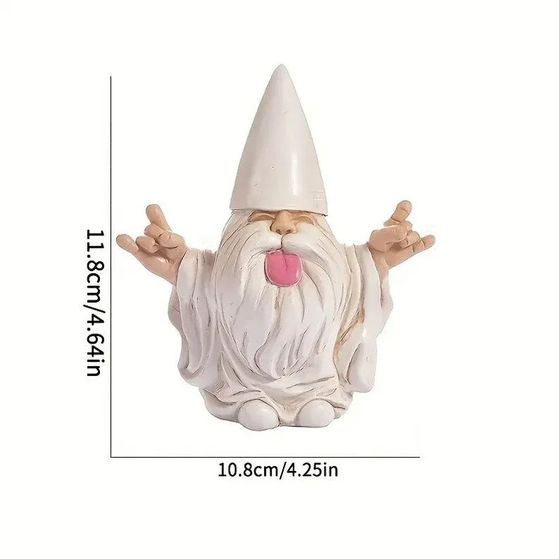 ROCKER GARDEN GNOME