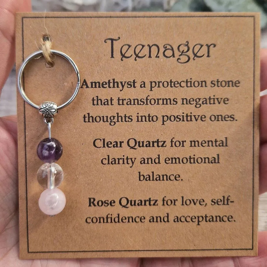 💖Gemstone Keychain Gift