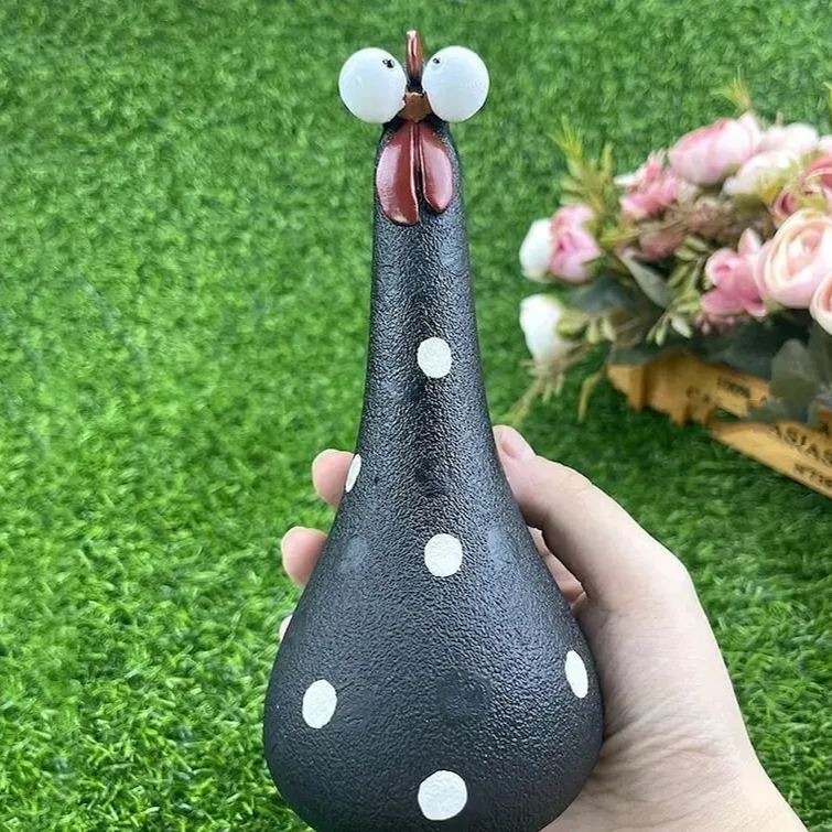 🔥🐓Silly Chicken Garden Statue🐓