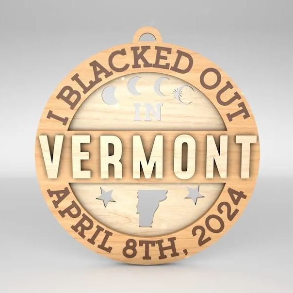 2024 Solar Eclipse Ornaments