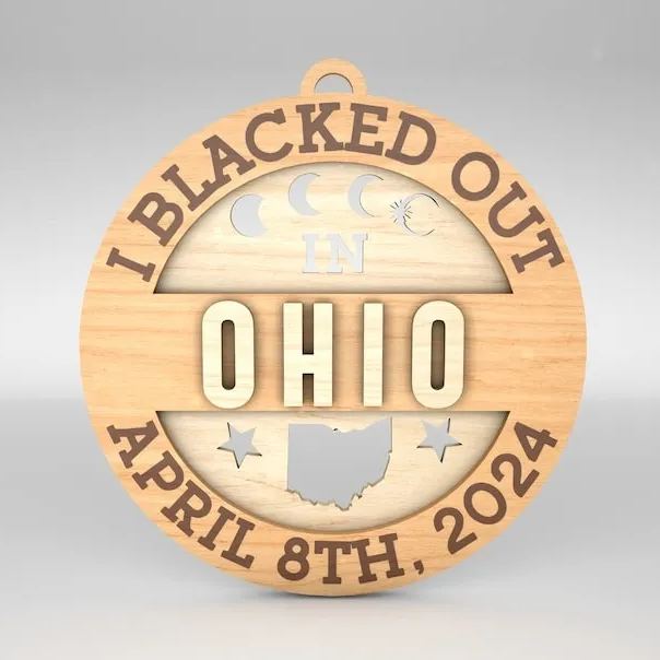 2024 Solar Eclipse Ornaments