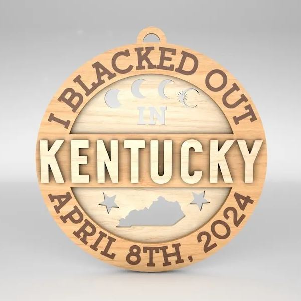 2024 Solar Eclipse Ornaments
