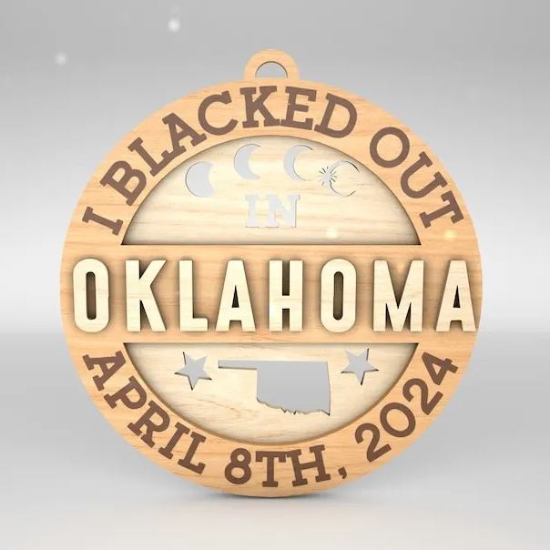 2024 Solar Eclipse Ornaments
