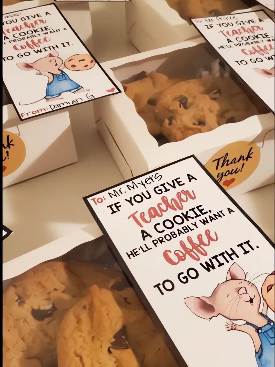 🍪If You Give A Teacher A Cookie Gift Card