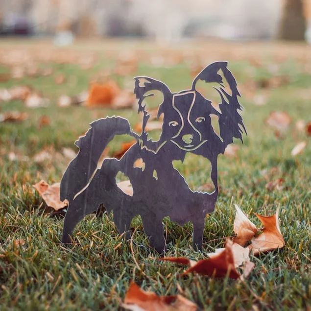 Rust Art - Steel Dog Silhouette
