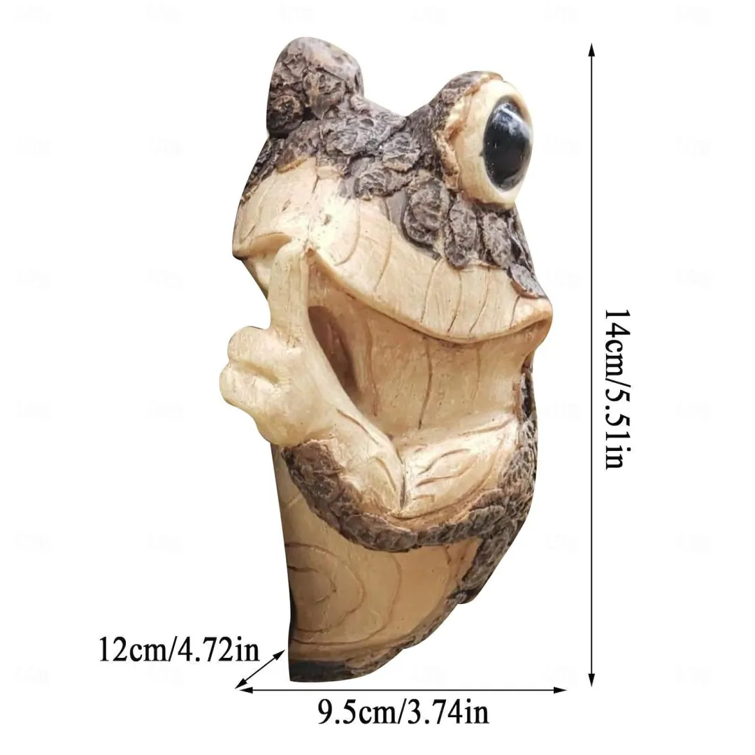 🔥LAST DAY BIG SALE--🐸Peeping Frog Yard Decoration