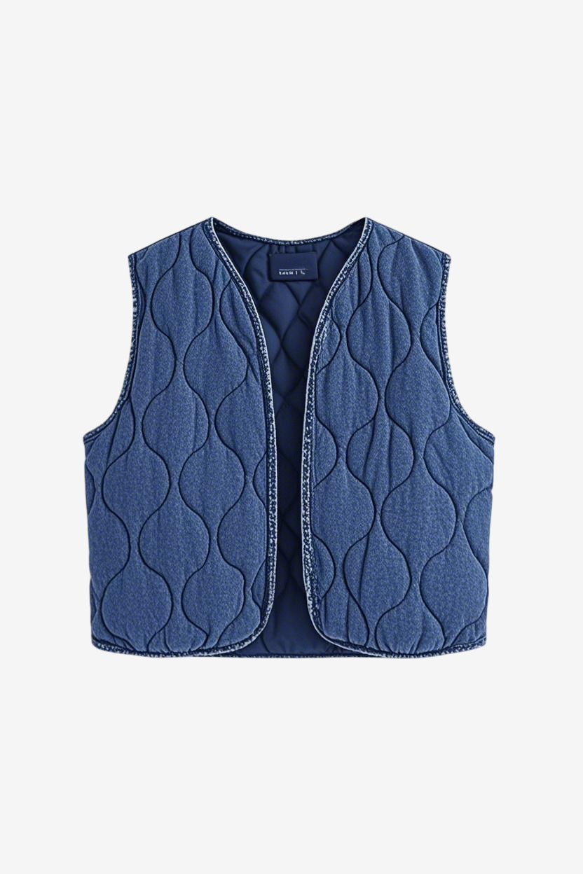 Oversized Western Bubble Puffer Vest