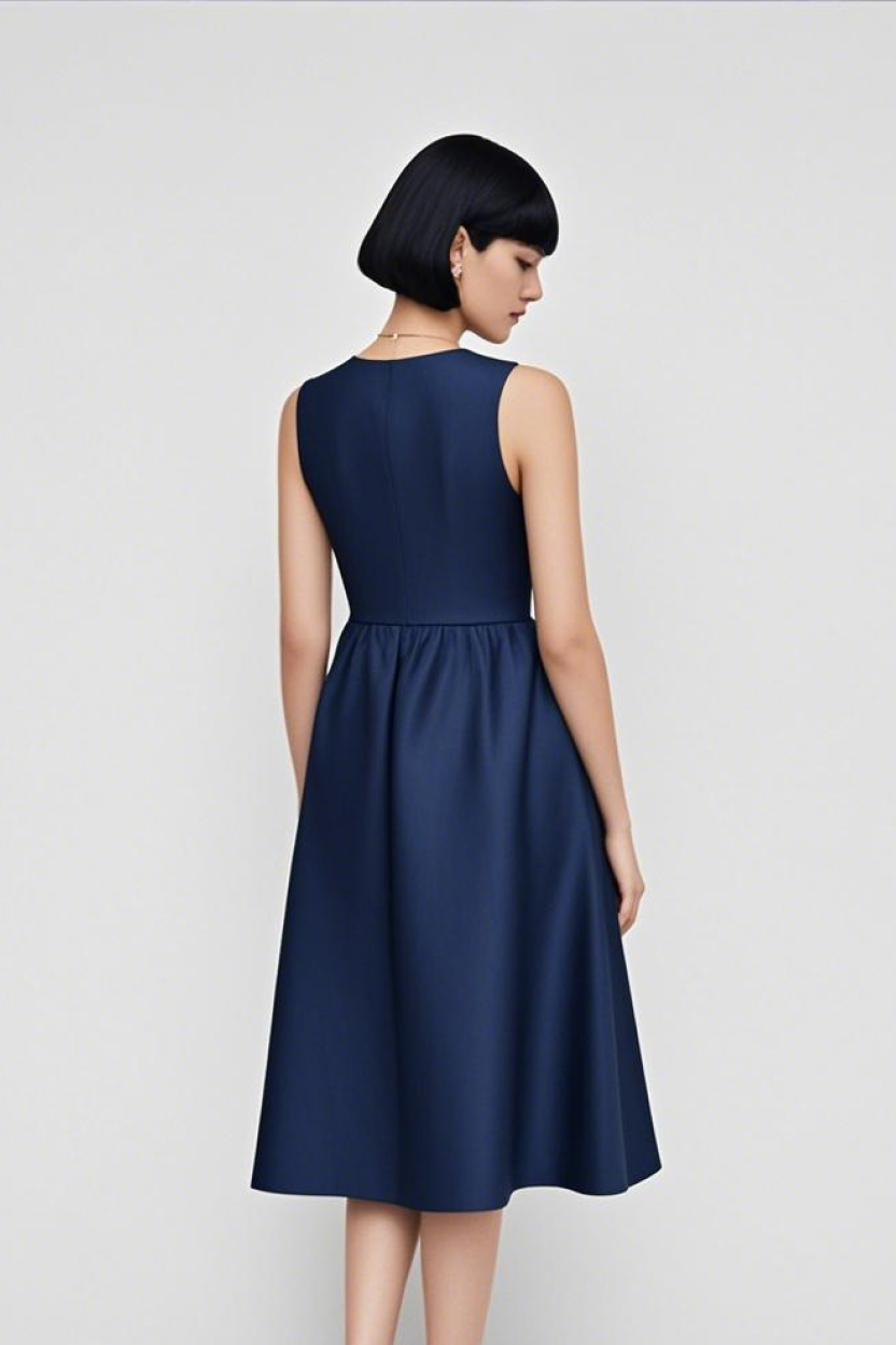 Square Neck Vianna Vest Dress