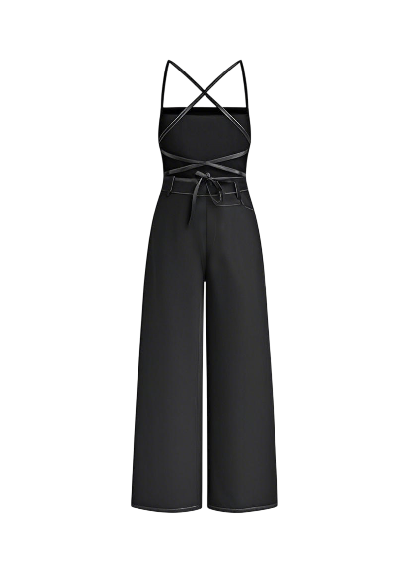 Backless Denim Bodysuit-New Feature Demo2