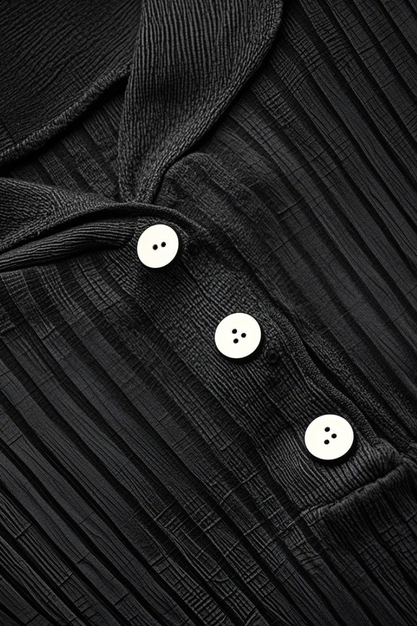 Fitted Collared Long Sleeve Shirt