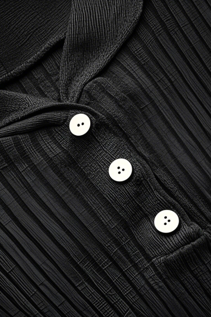 Fitted Collared Long Sleeve Shirt