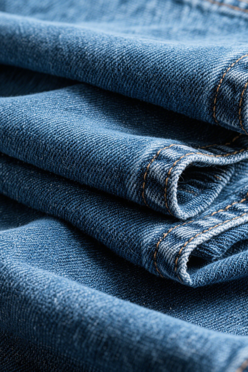 Long Sleeve Denim Jumpsuit