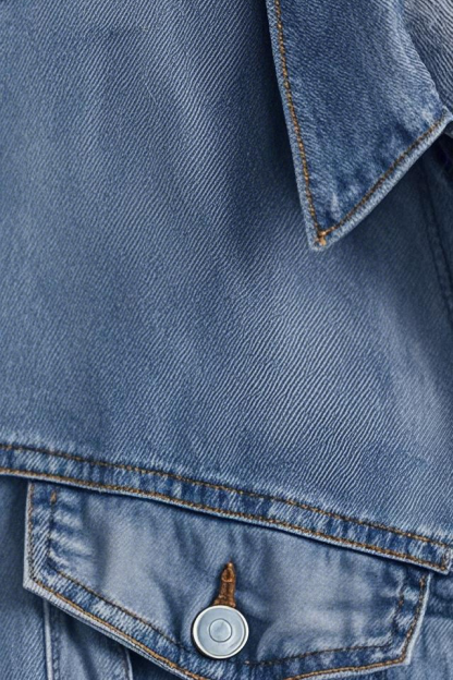 Classic Shrunken '90s Linen + Denim Vest-New Feature Demo2