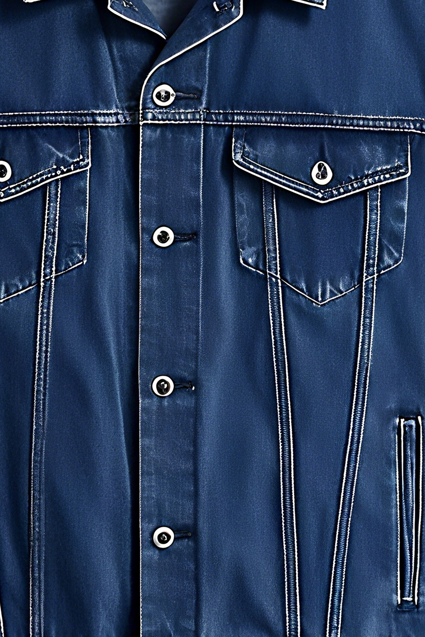 Classic Relaxed Trucker Vest-New Feature Demo2