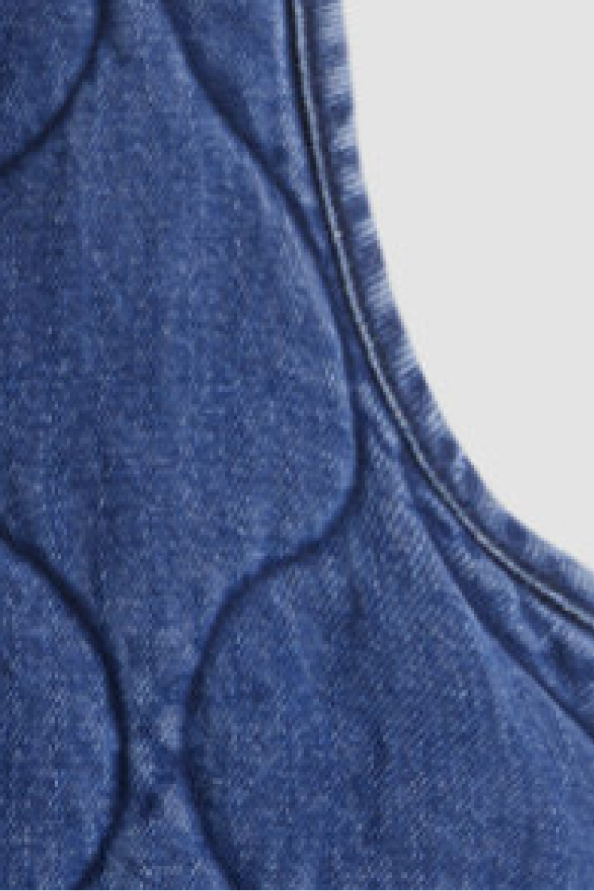 Oversized Western Bubble Puffer Vest